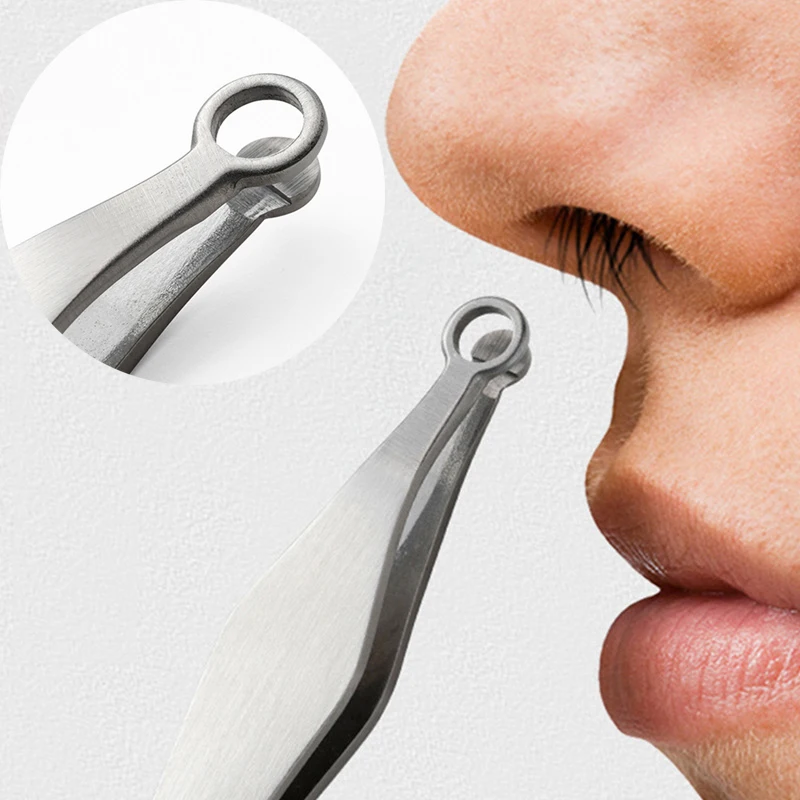Nose Hair Trimmer - Universal Nose Hair Trimming Tweezers Stainless