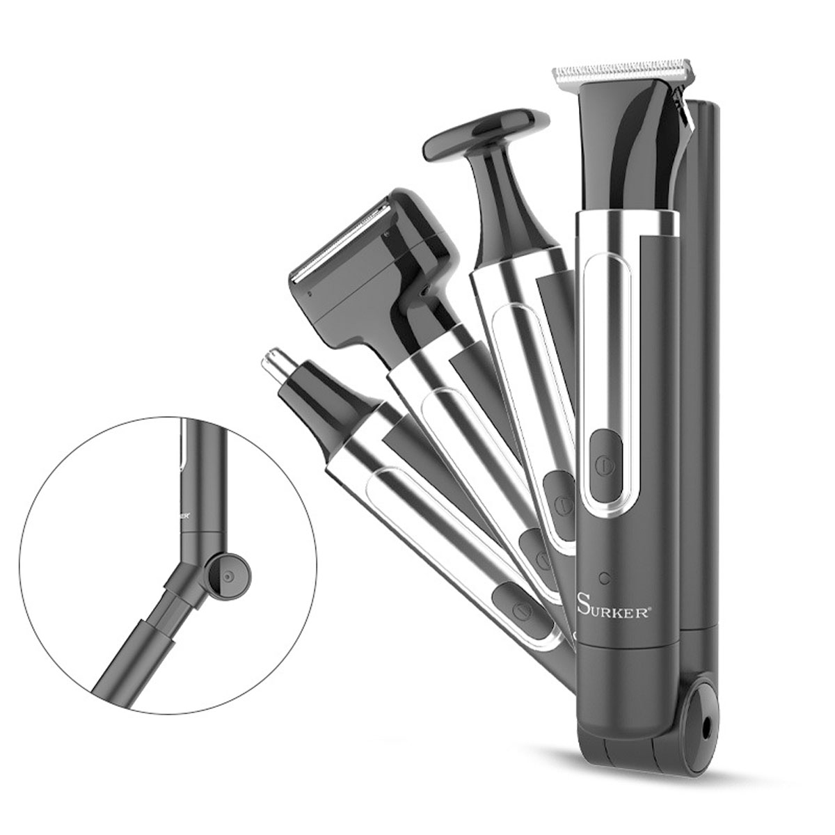 Men'S Grooming Haircut - Surker 4-in-1 Shaver for Men Grooming