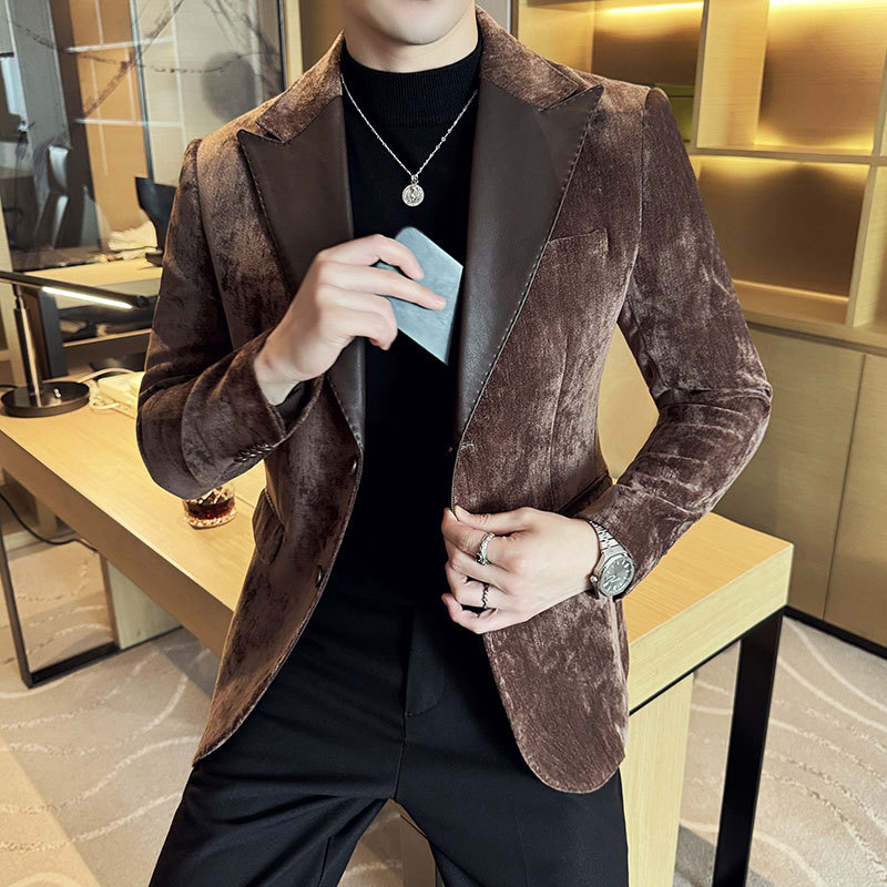 Splicing Leather Neck Fashion  - đánh giá và giá Mens Grooming Kit Luxury