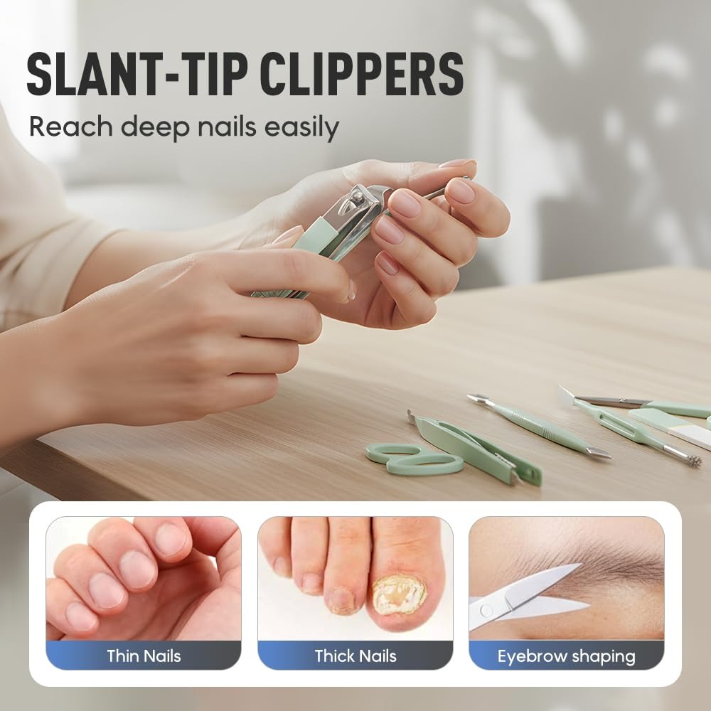Manicure Set Nail Clippers set - đánh giá và giá Mens Grooming Kit Luxury
