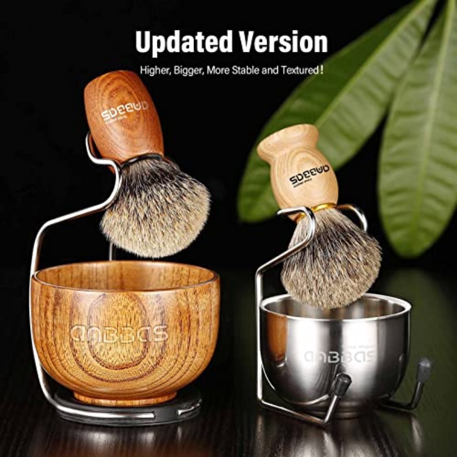 Badger Hair Shaving Brush with - đánh giá và giá Shaving Bowl Soap