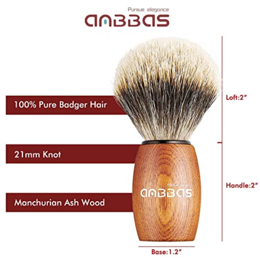 Badger Hair Shaving Brush with - đánh giá và giá Shaving Bowl Soap