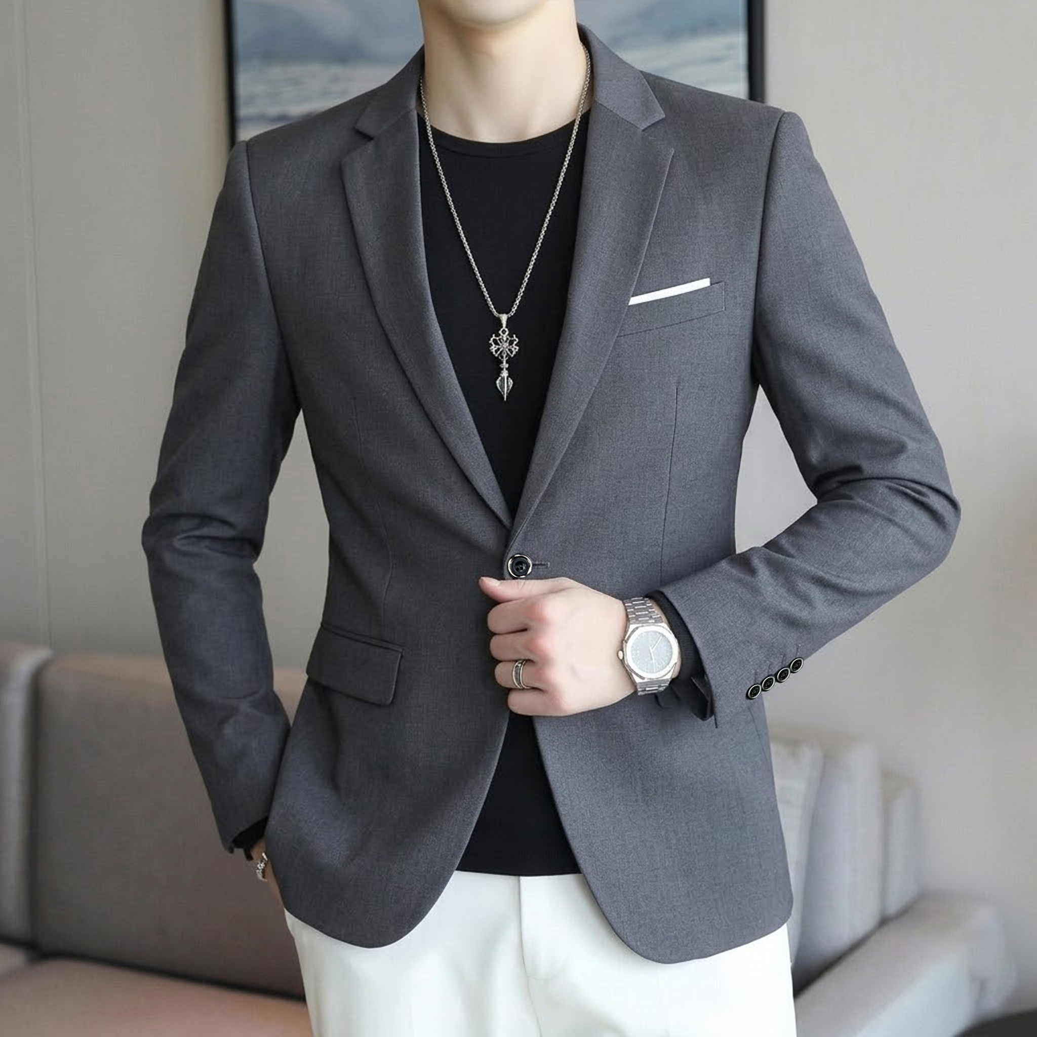 Boutique Fashion Solid Color H - đánh giá và giá Men'S Grooming Brands