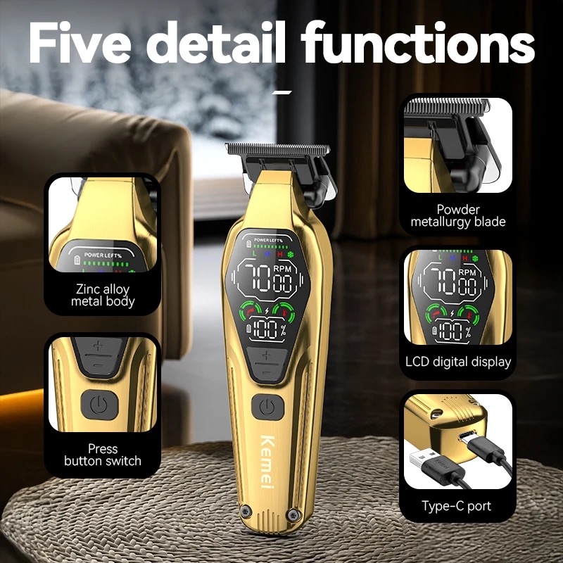 Kemei Mens Hair Clippers Profe - đánh giá và giá Men'S Grooming Haircut