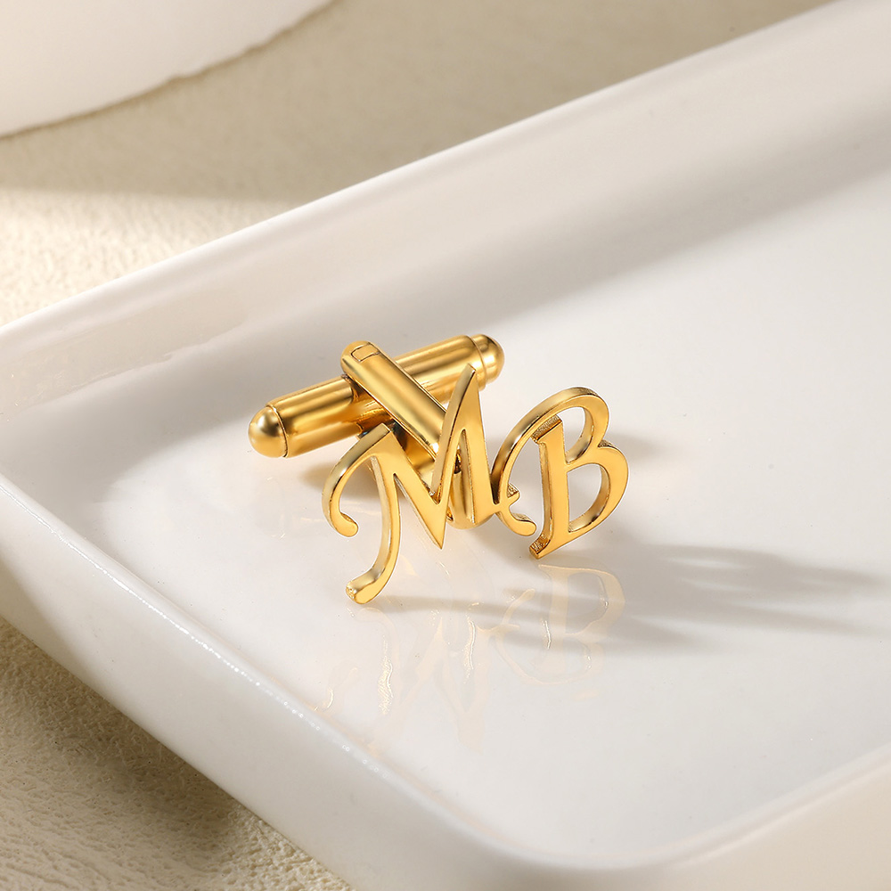 Customized Initial Letter Cuff - đánh giá và giá Men'S Groom
