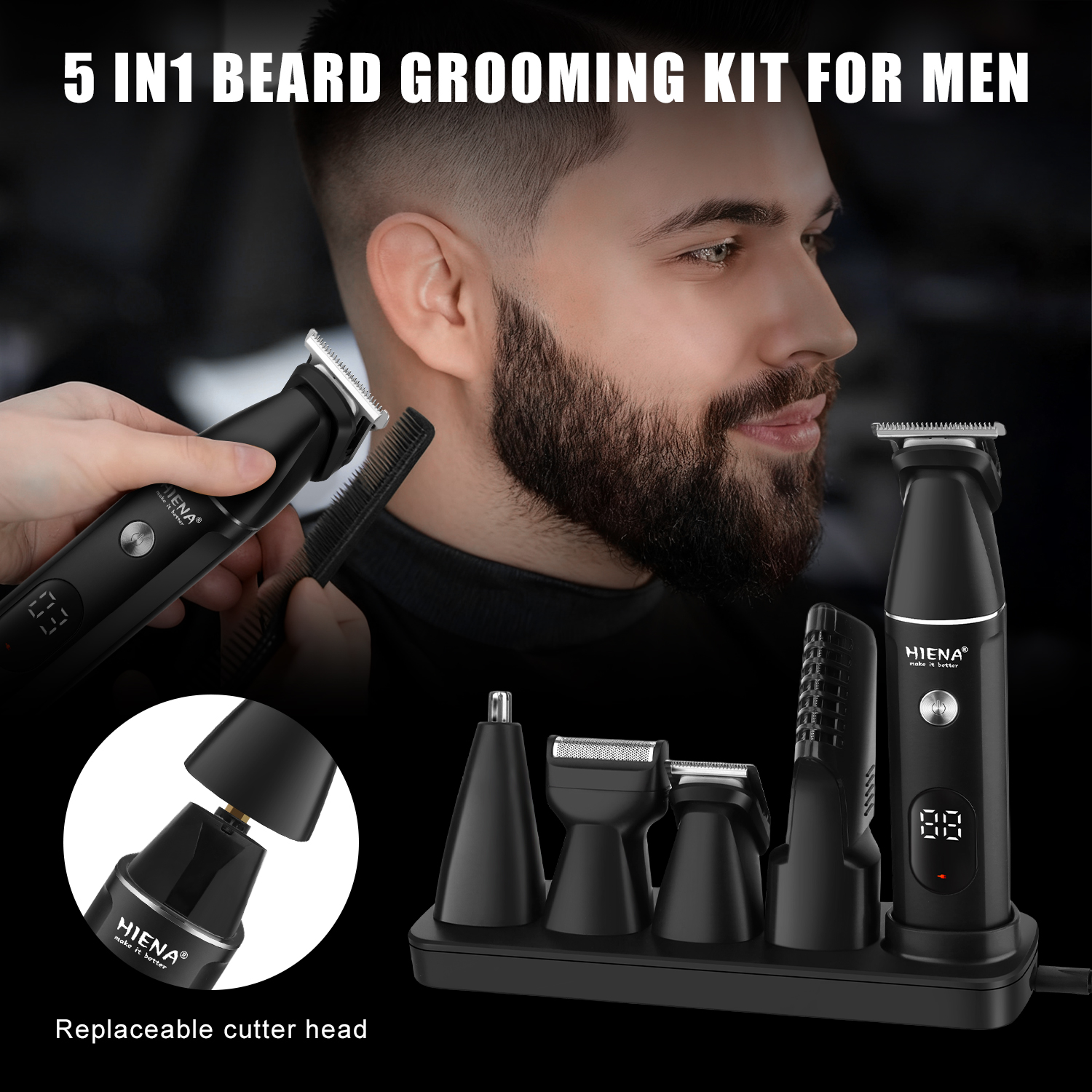 HIENA Professional Multifuncti - đánh giá và giá Men'S Grooming Guide