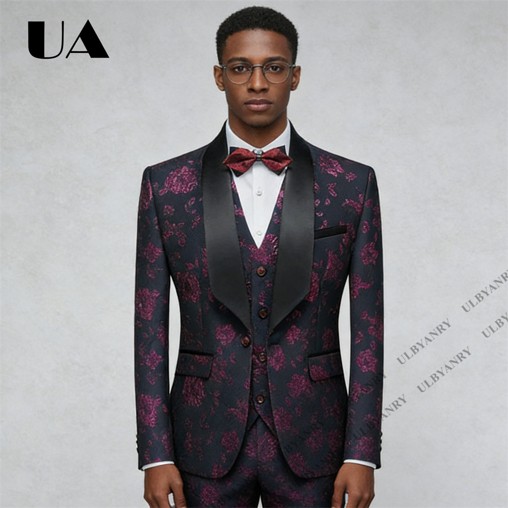 ULBYANRY Floral Jacquard Suit  - đánh giá và giá Men'S Grooming Pictures