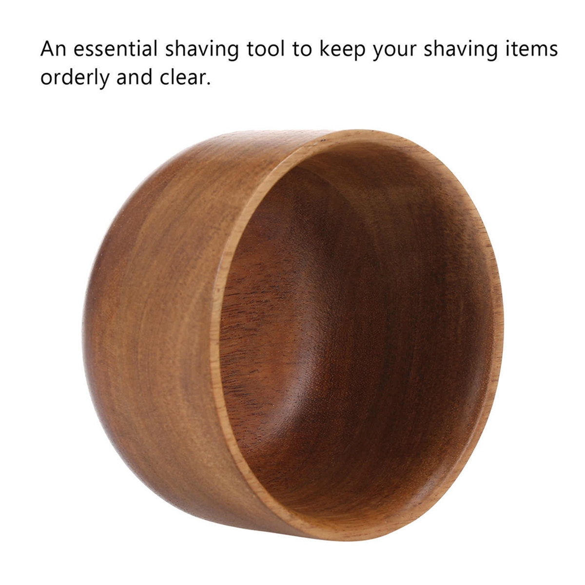 Wooden Men Shaving Bowl Light  - đánh giá và giá Shaving Bowl Soap