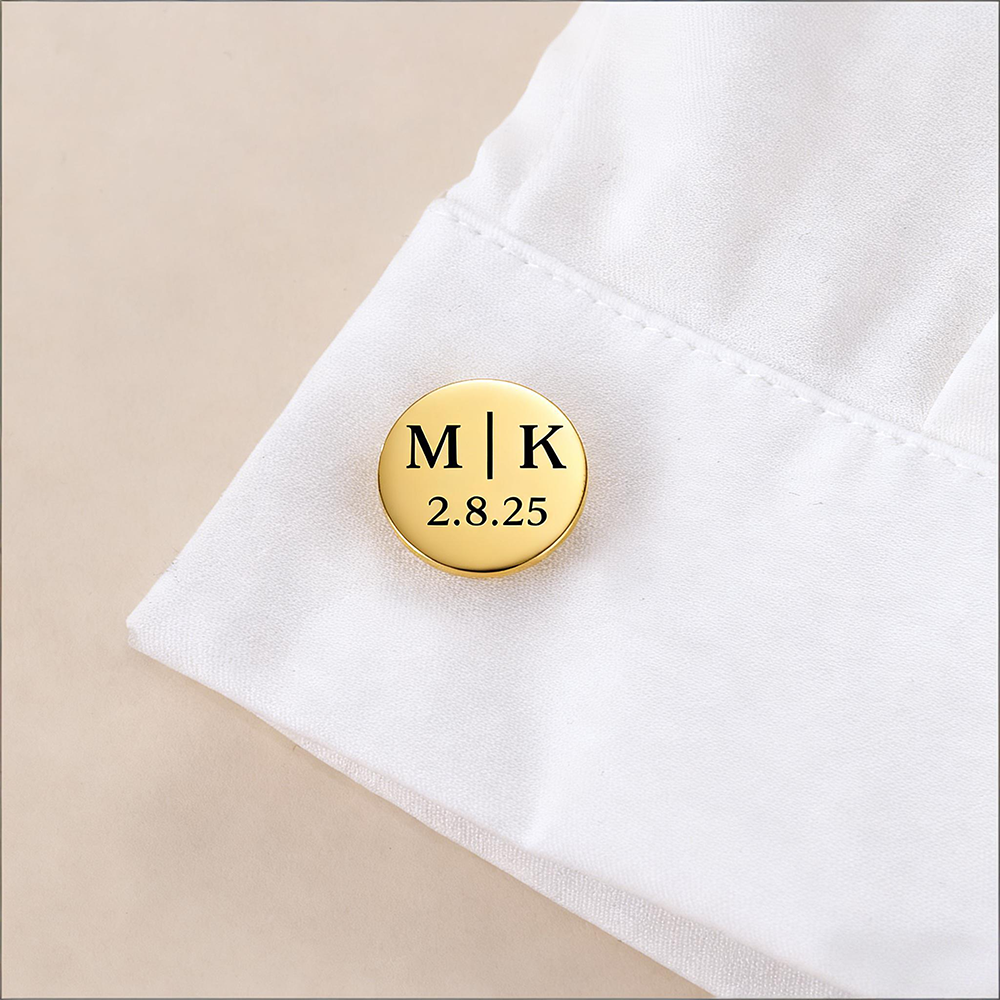 Custom Date Cufflinks Stainles - đánh giá và giá Men'S Groom