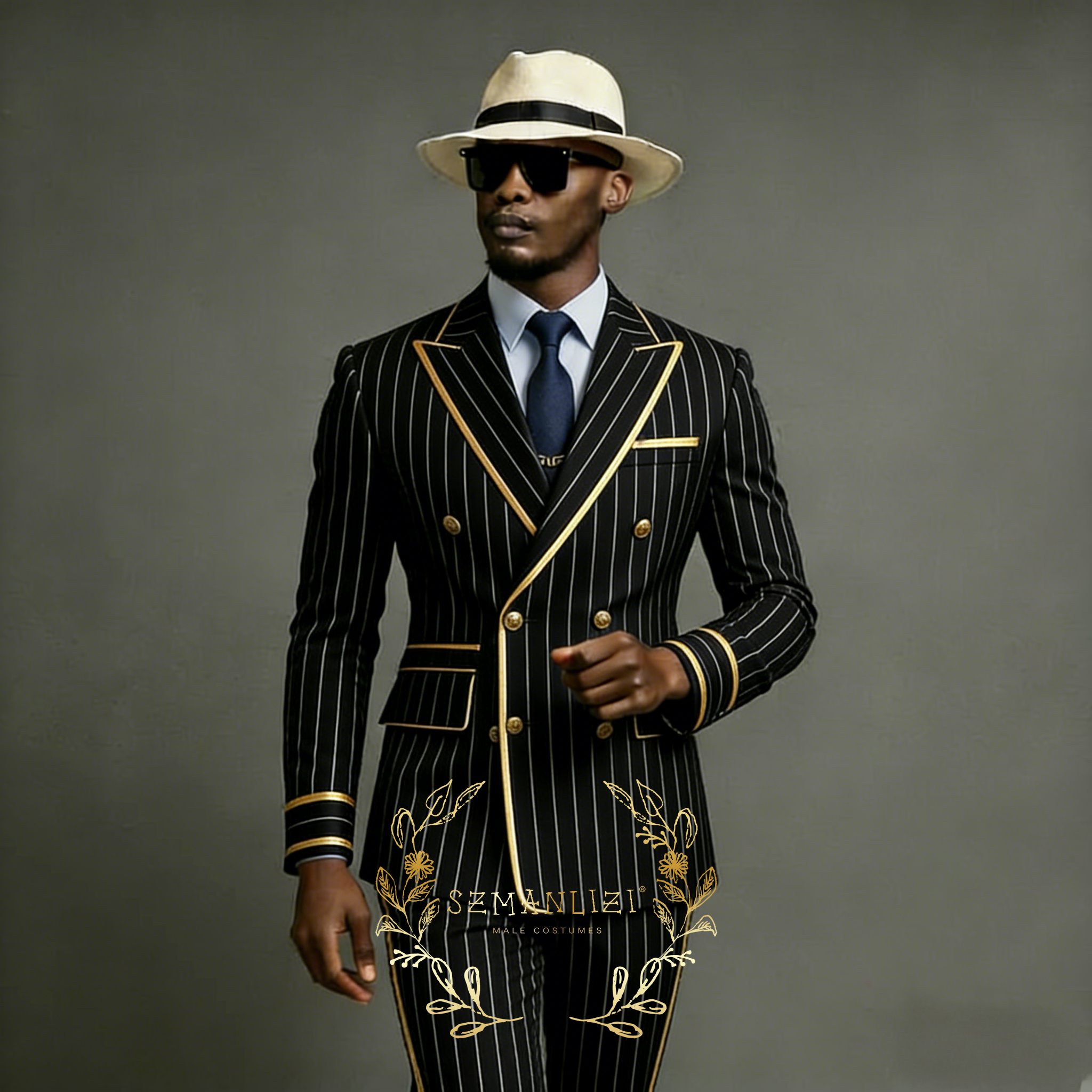Luxury Men's Suit Black Stripe - đánh giá và giá Mens Grooming Kit Luxury