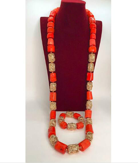 45 inches Long Men Real Coral  - đánh giá và giá Mens Grooming Dubai