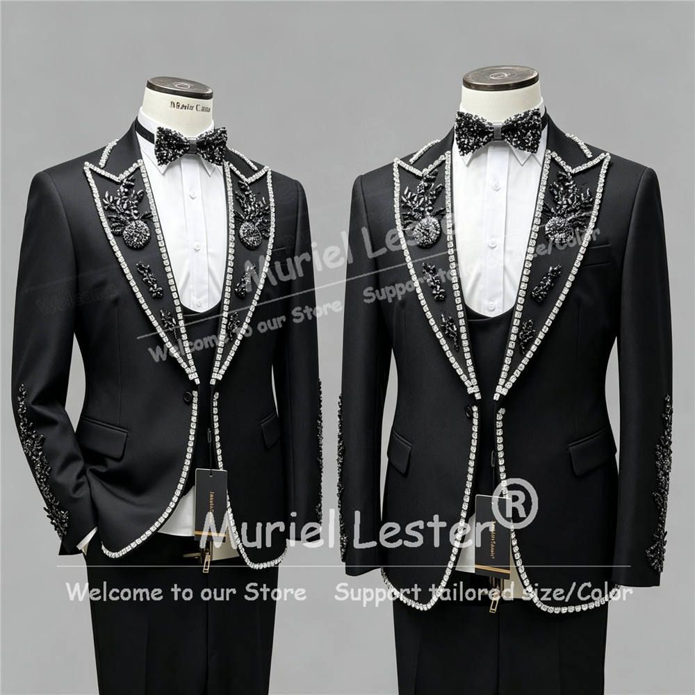 Luxury Rhinestone Beads Suits  - đánh giá và giá Mens Grooming Kit Luxury