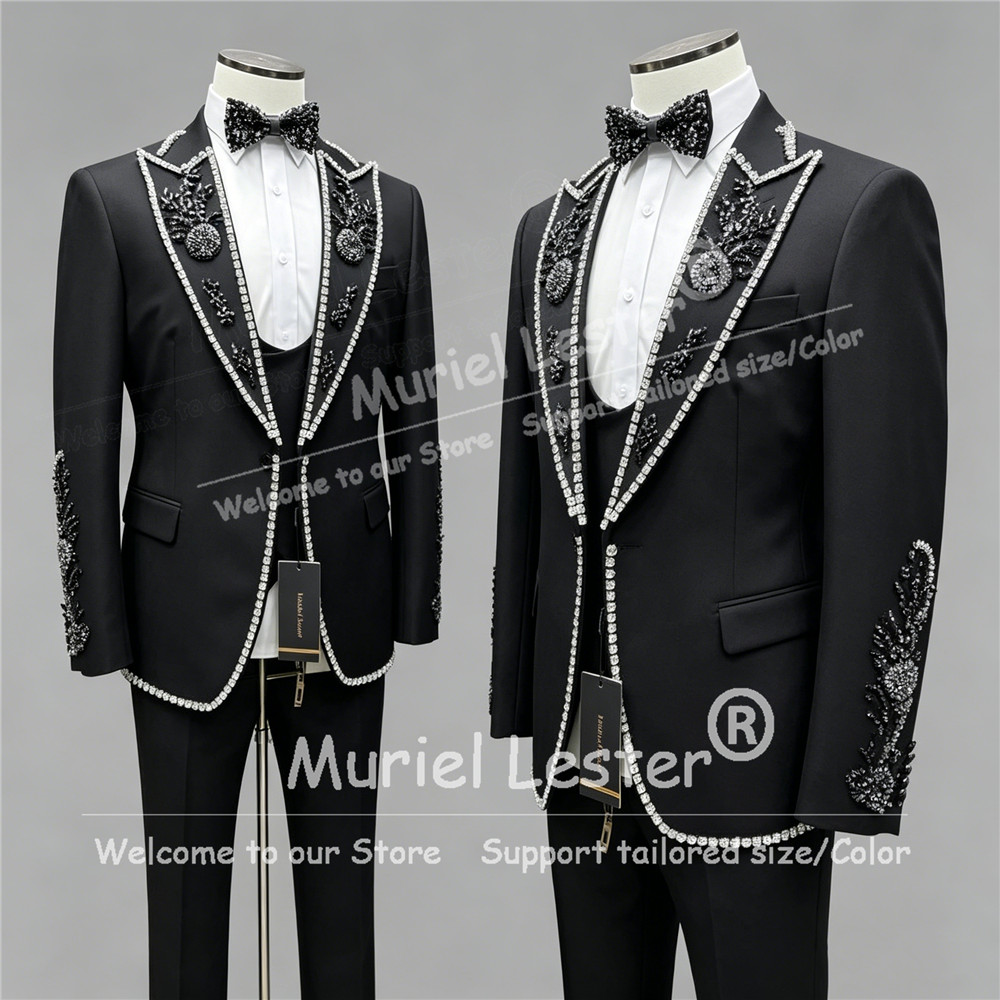 Luxury Rhinestone Beads Suits  - đánh giá và giá Mens Grooming Kit Luxury