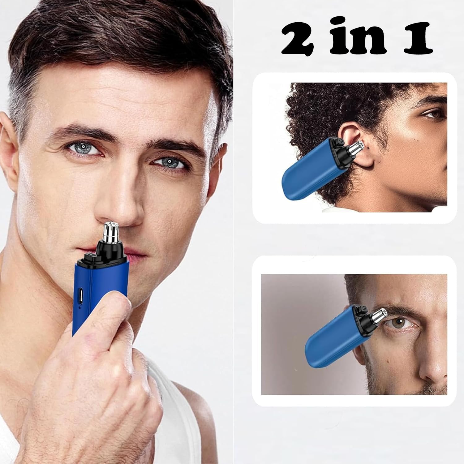 USB Rechargeable Nose and Ear  - đánh giá và giá Nose Hair Trimmer