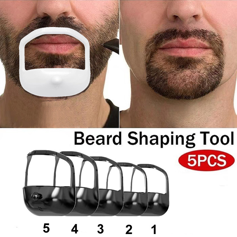5Pcs Beard Styling Template Se - đánh giá và giá Men'S Grooming Guide