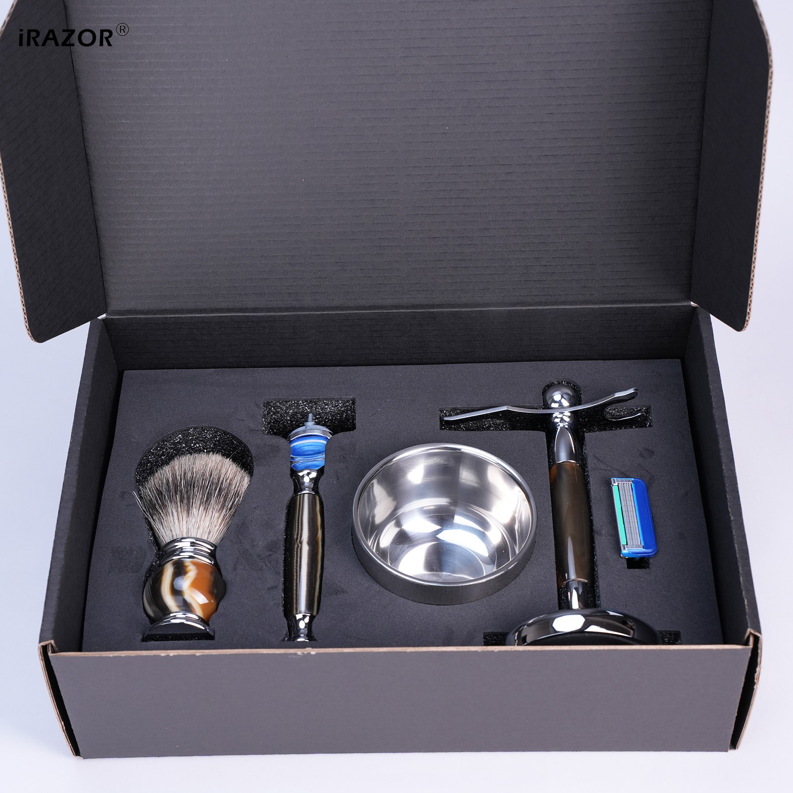 iRAZOR Luxury 5-Blade F5 Fusio - đánh giá và giá Mens Grooming Kit Luxury