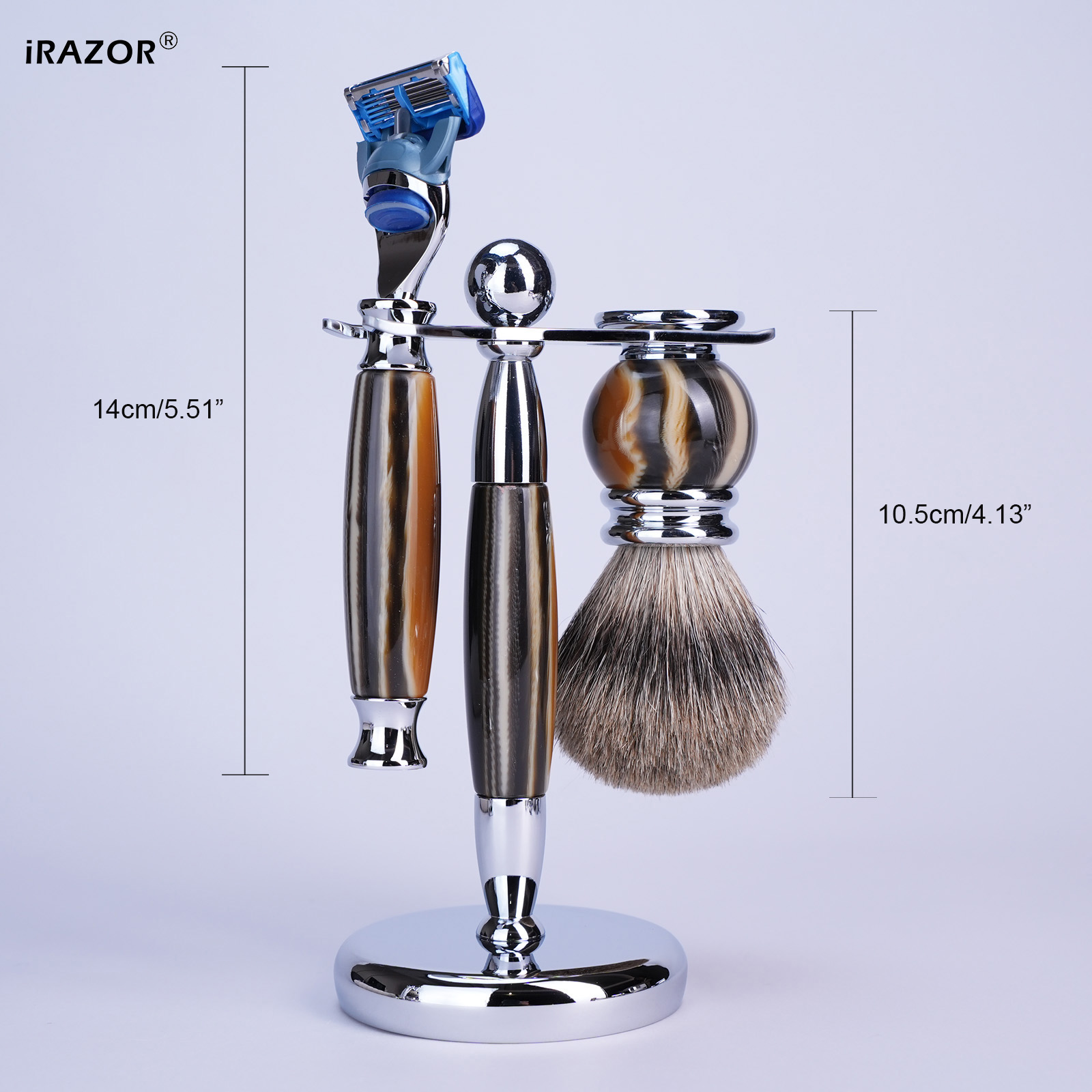 iRAZOR Luxury 5-Blade F5 Fusio - đánh giá và giá Mens Grooming Kit Luxury