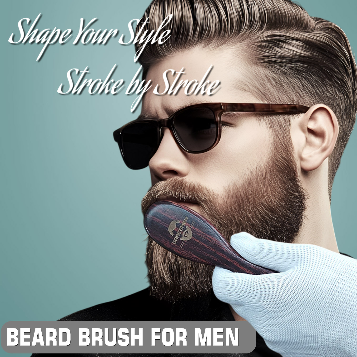 Mini Boar Bristle Beard Brush  - đánh giá và giá Men'S Grooming Pictures